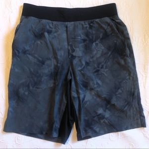 LULULEMON LINERLESS “THE SHORT” 9 INCH BLUE/GREY